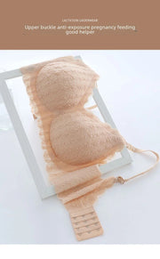 Soft Light Paded Milky Fabric Removable Pad Bra