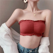 Strapless Fur Style Back Hook Soft Light Pad Bra