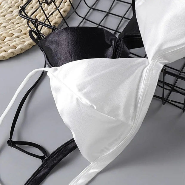 Ladies imported Soft Light Pad silk Bra Rectangle Cup